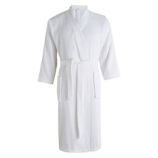 ACTUEL Peignoir kimono uni en coton 300 gr/m2 (Blanc)