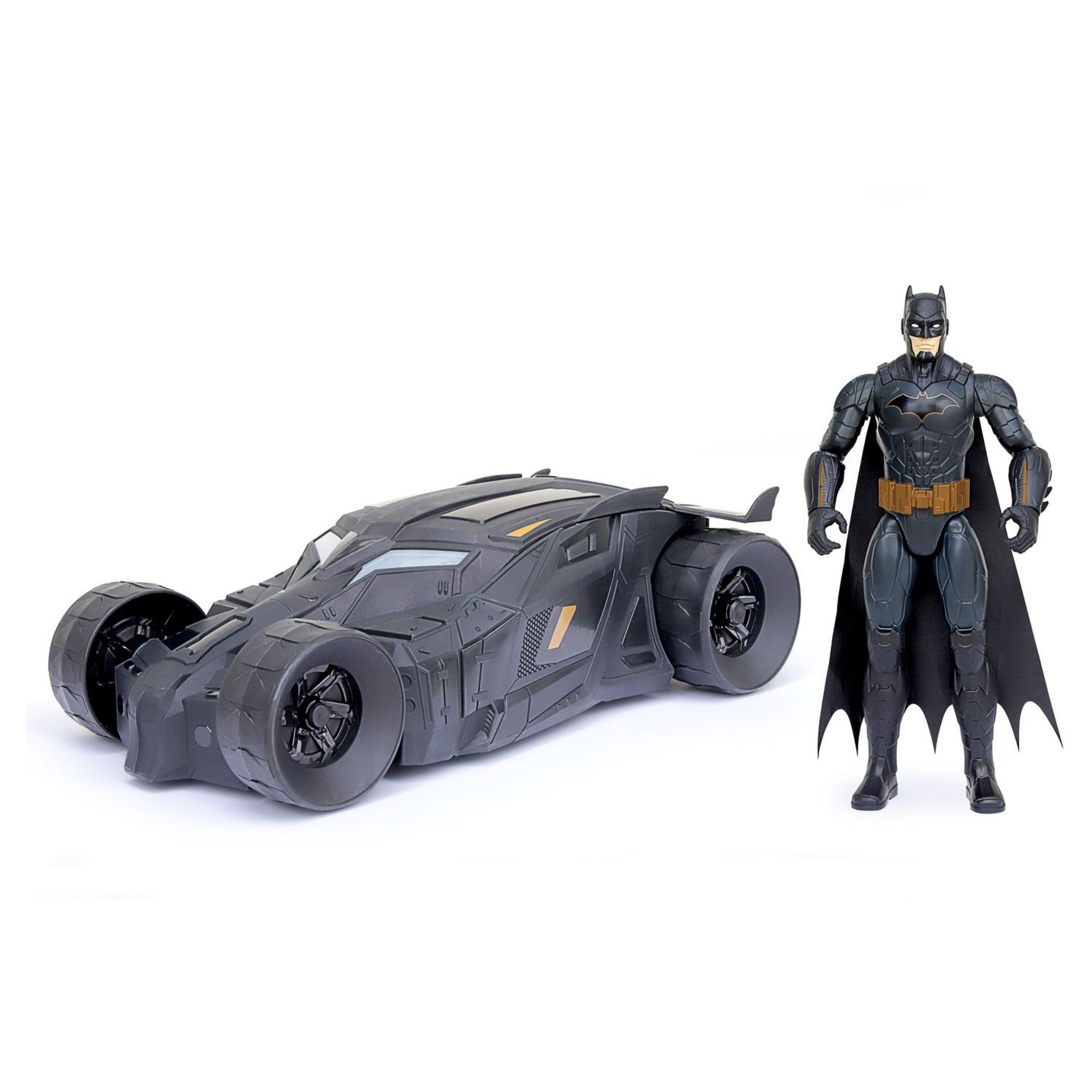 Batman Movie Bat-Cycle avec figurine Batman 30cm compatible Spinmaster