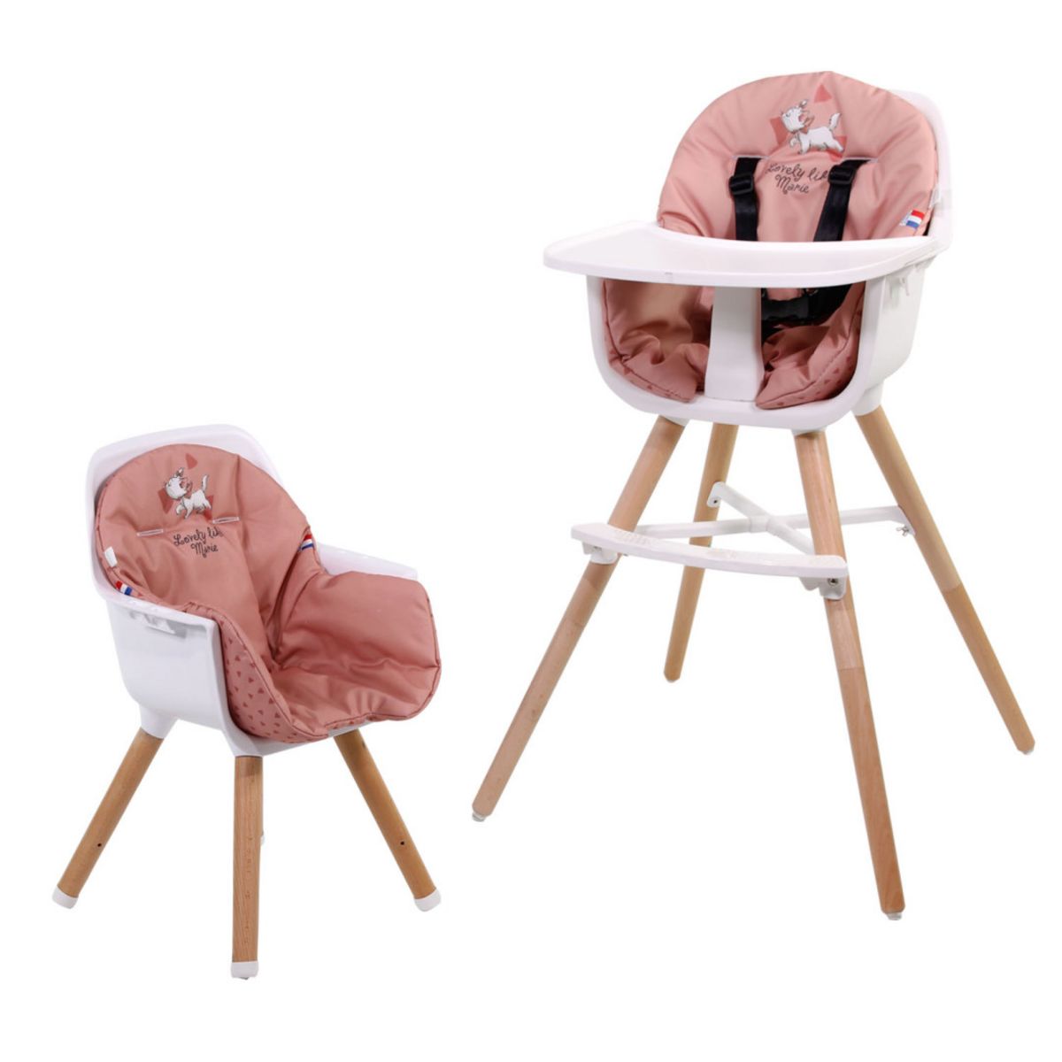 Nania Chaise haute CARLA inclinable, réglable en hauteur 7 positions,  pliage compact gain de place - facile d'entretien - Disney (Winnie) en  destockage et reconditionné chez DealBurn