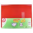 AUCHAN Lot de 5 protèges cahiers à rabats 24x32cm