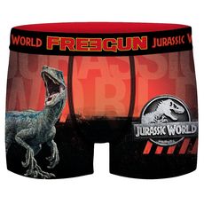 FREEGUN Boxer garçon Jurassic World (Rouge)