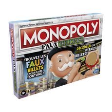 HASBRO Jeu Monopoly faux billets