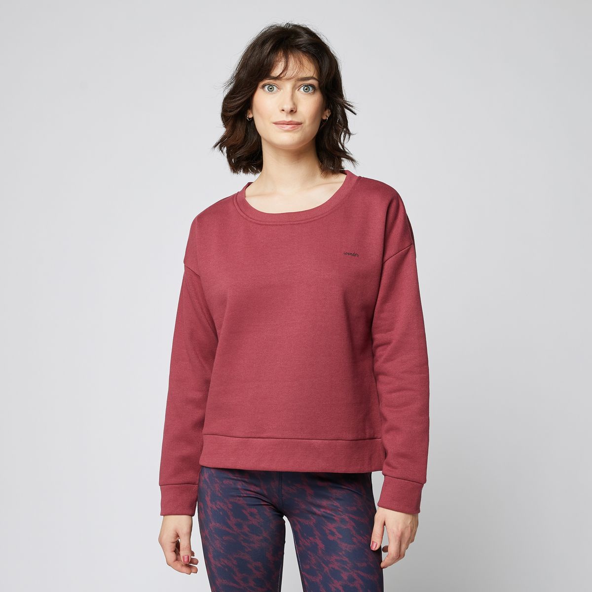 IN EXTENSO SPORT Sweat large sport violet clair femme