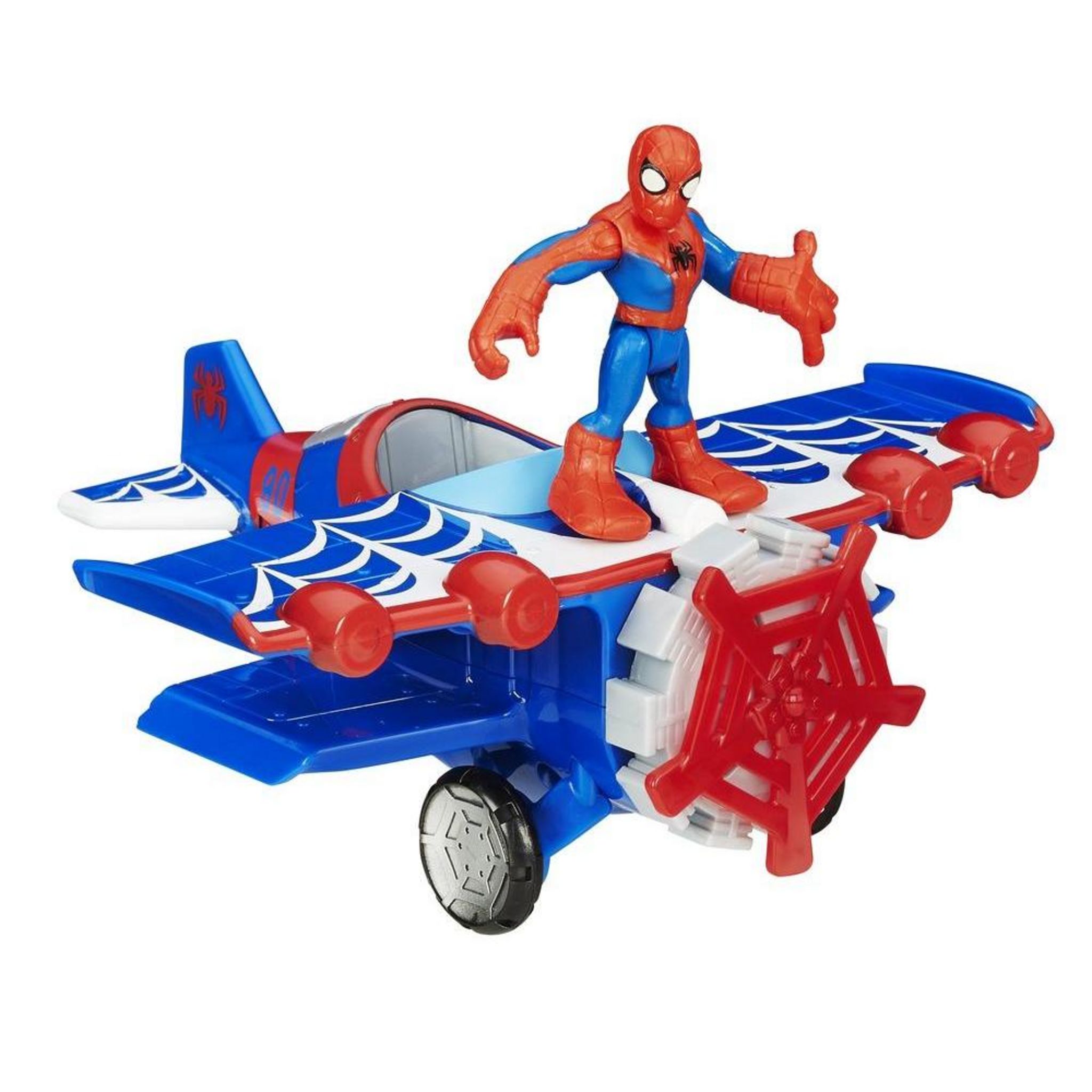 PLAYSKOOL Avion Spiderman avec figurine pas cher 