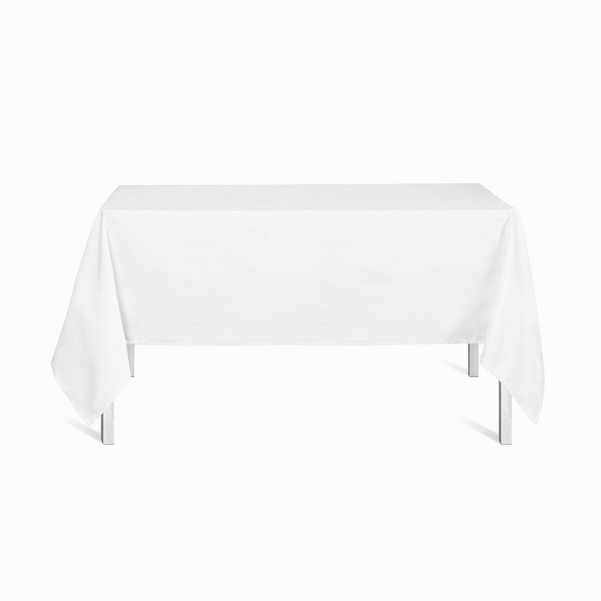 Nappe Rectangulaire Coton 140X240 - Blanc