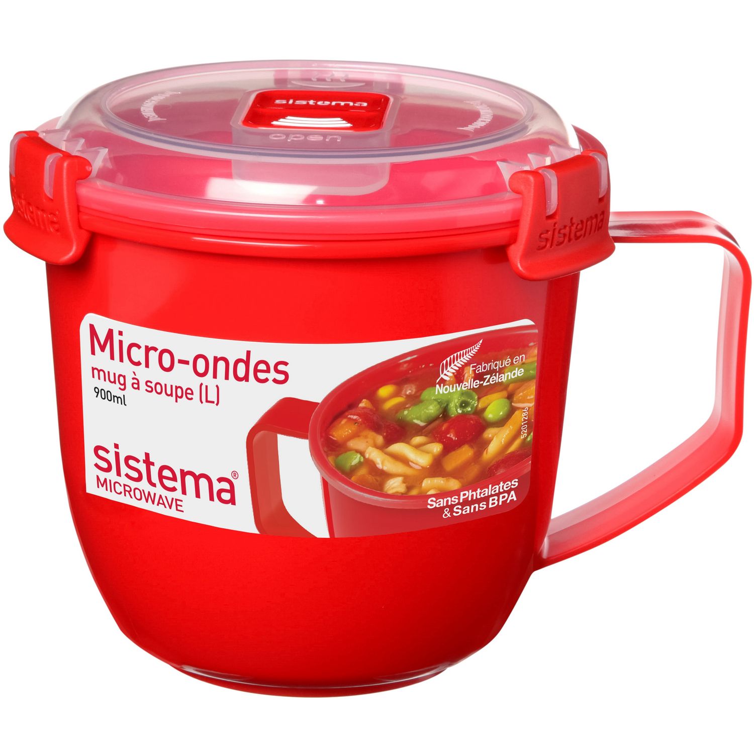 Mug à soupe 0,7 Litres pour micro-ondes - Maison Futée