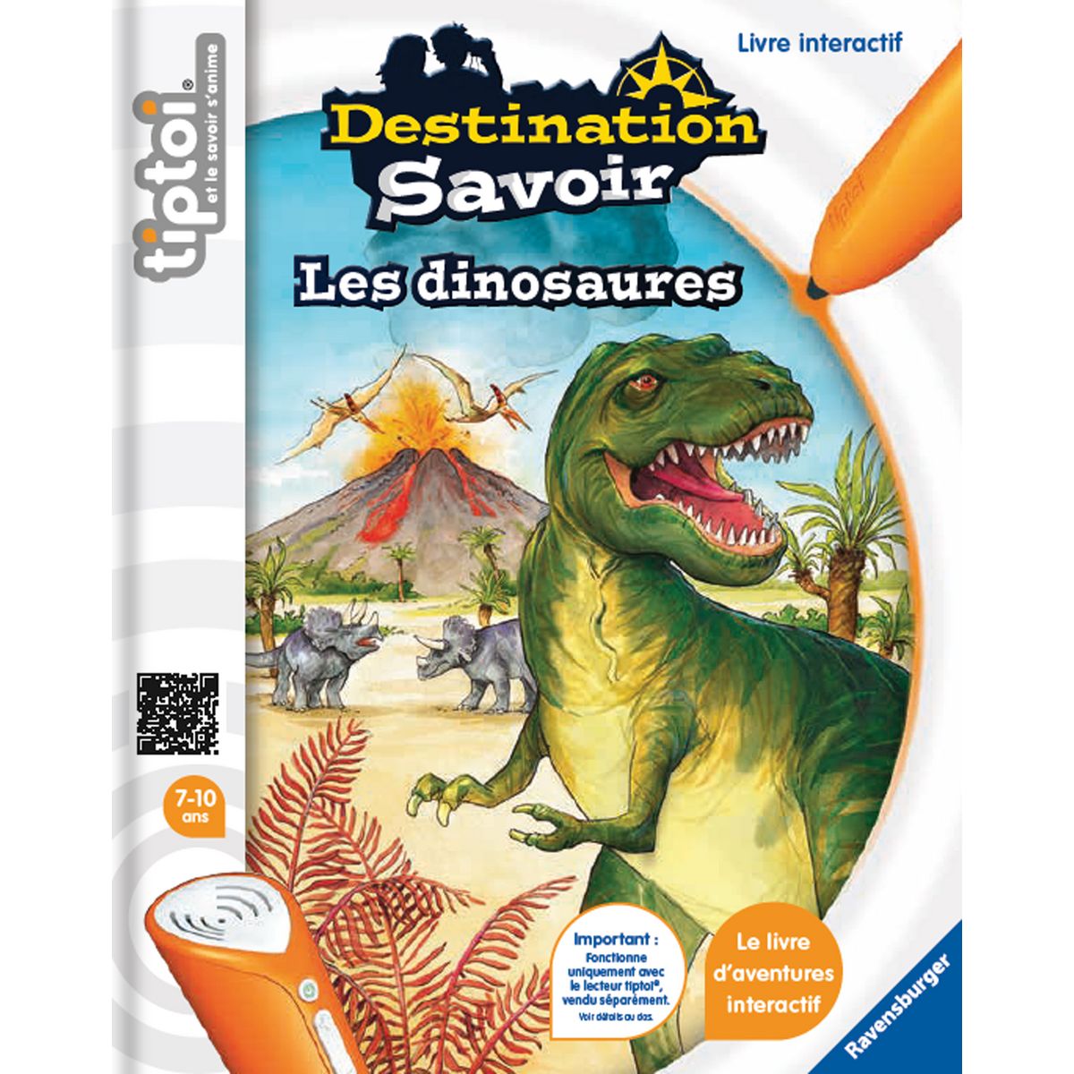 RAVENSBURGER Livre Tiptoi - Les dinosaures - Destination Savoir