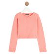 INEXTENSO Cardigan rose corail fille. Coloris disponibles : Rose