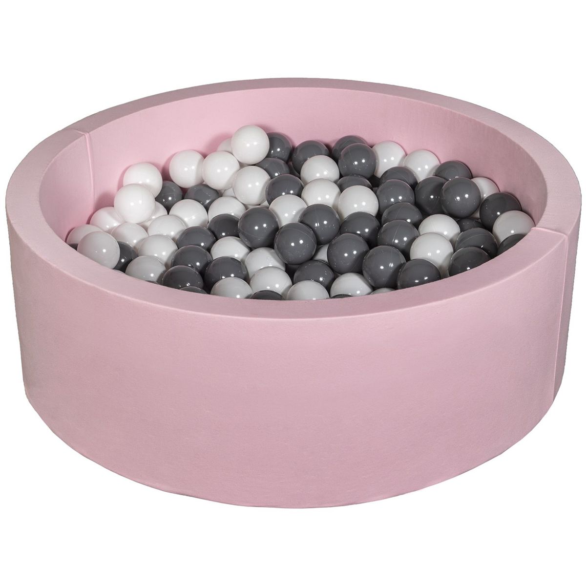  Piscine à balles Aire de jeu + 300 balles rose blanc,gris