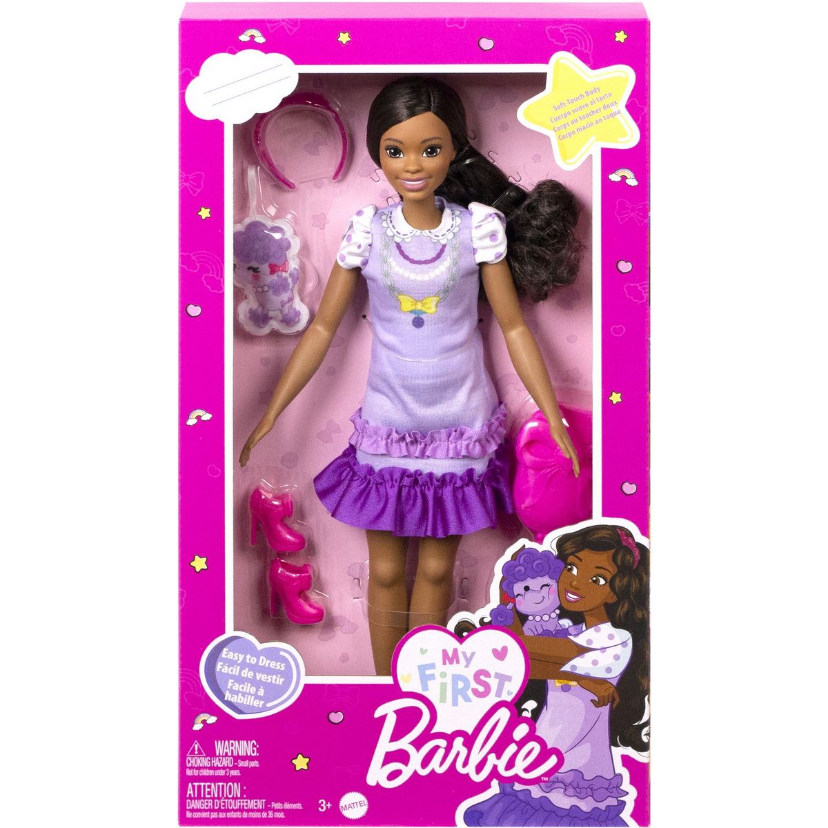 Barbie Ma Première Barbie Poupée brune pour tout-petits