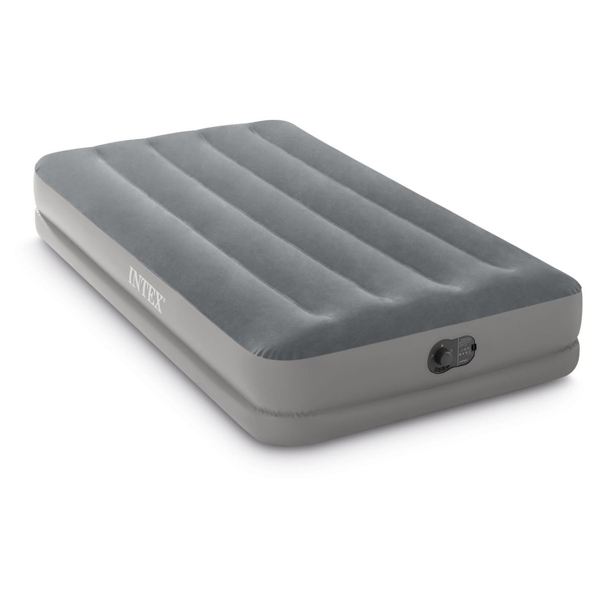 Matelas Gonflable Intex Petit Gonfleur Intégré (1 Personne)