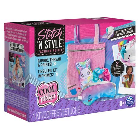 SPIN MASTER COOL MAKER Recharges Stitch 'N Style Fashion Studio pas cher 