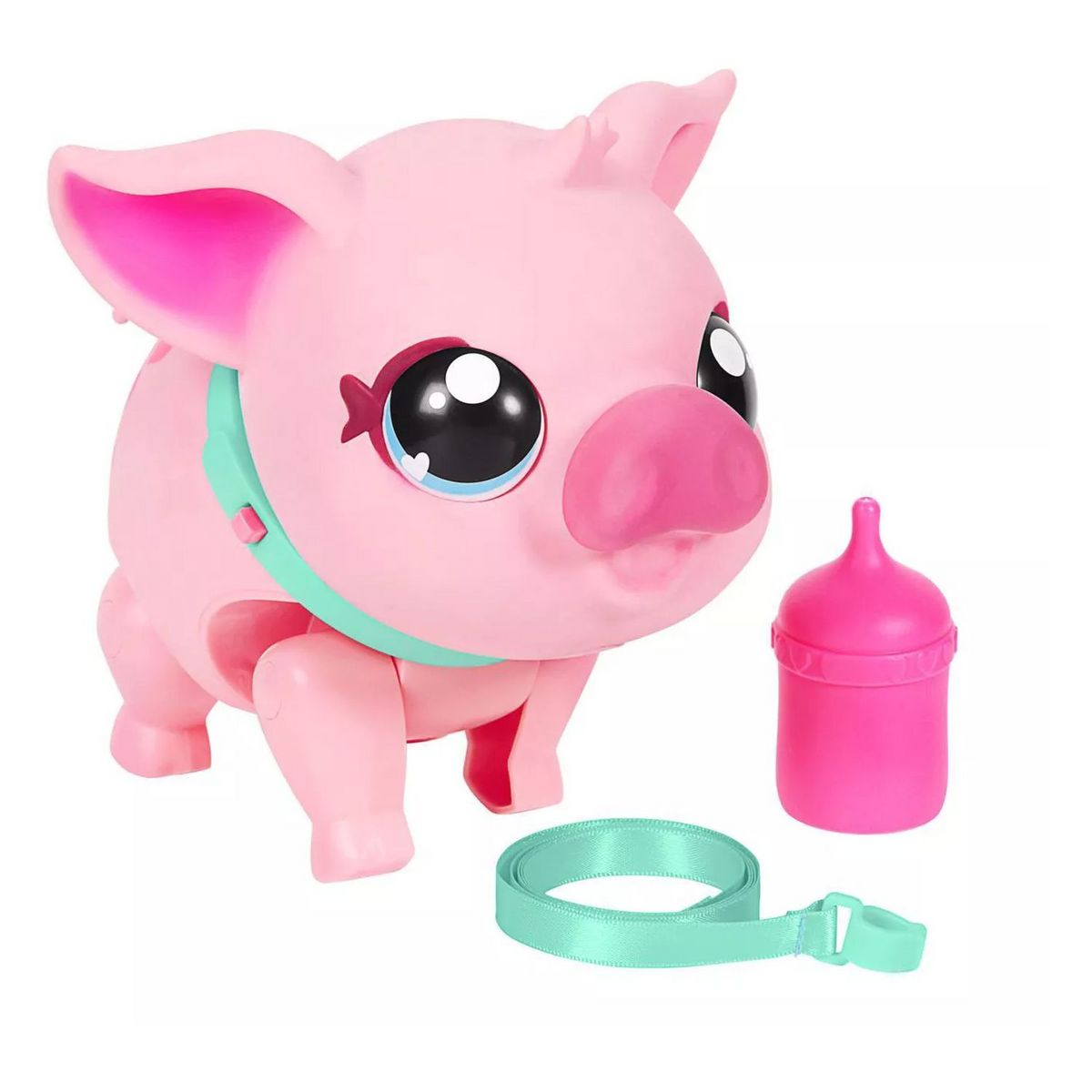 Acheter peluche petit format cochon tout doux rose pas cher