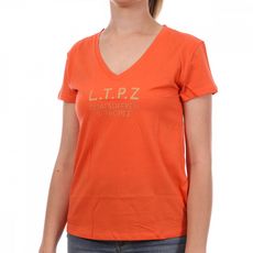 T-shirt Orange Femme Les Tropeziennes Trefle (Orange)