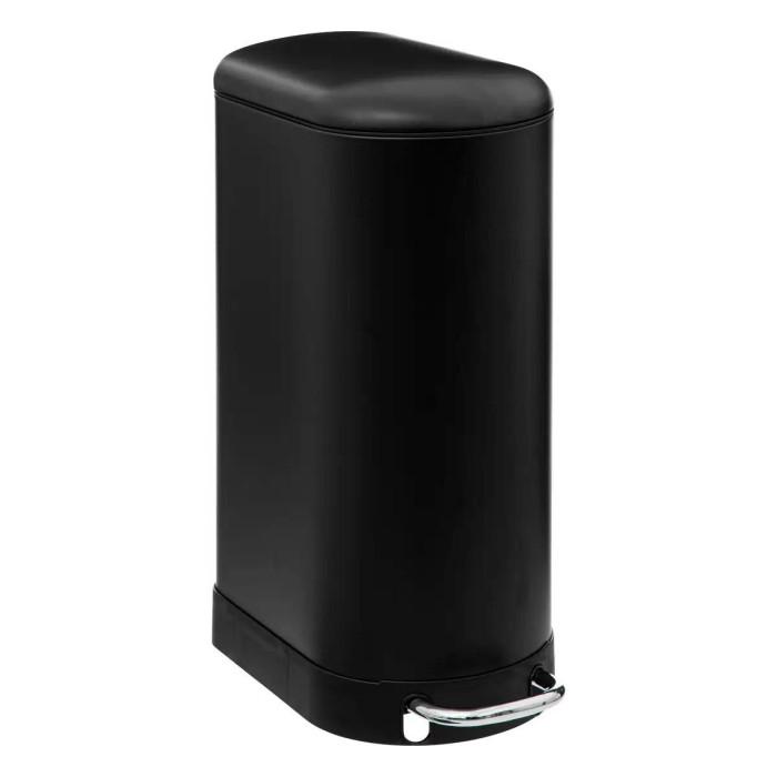 FIVE Poubelle en Métal Cuisine 30L Noir