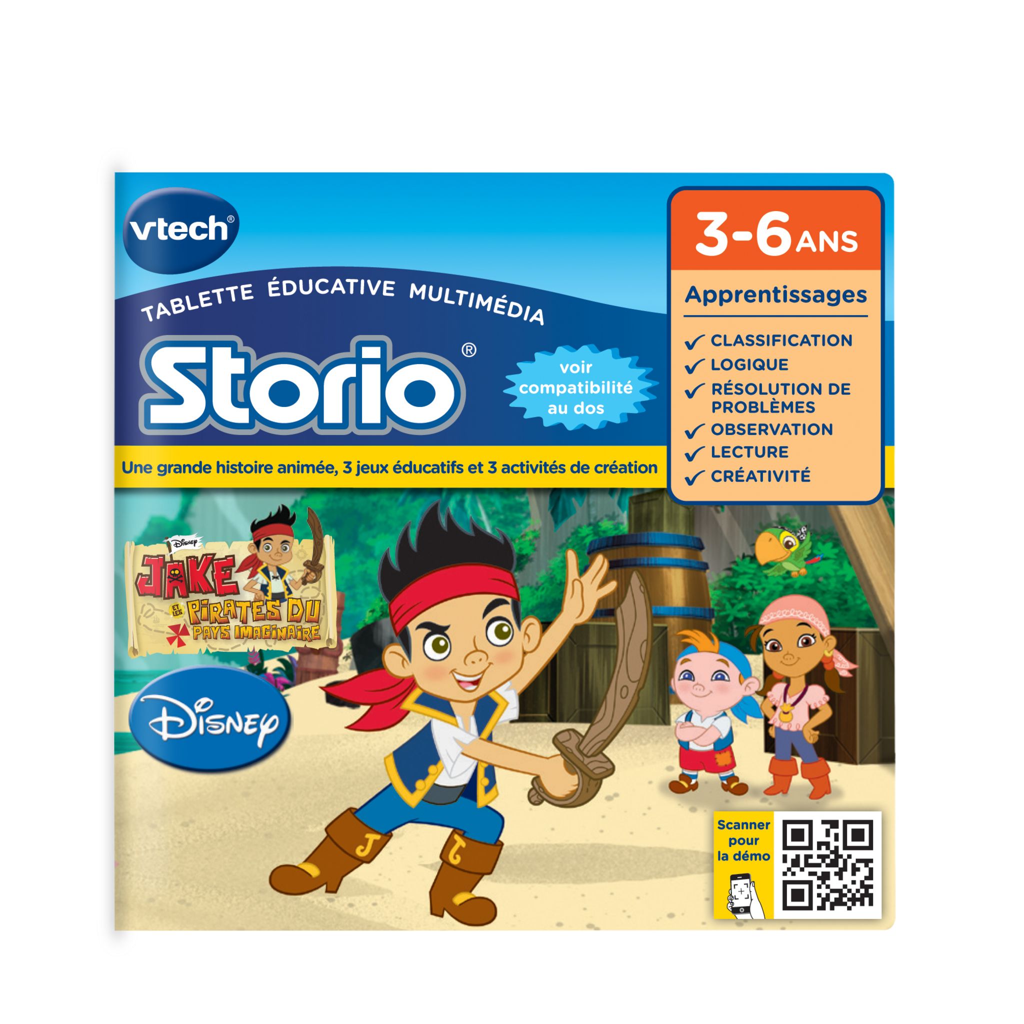 VTECH Jeu Storio Cars 2 - Disney pas cher 