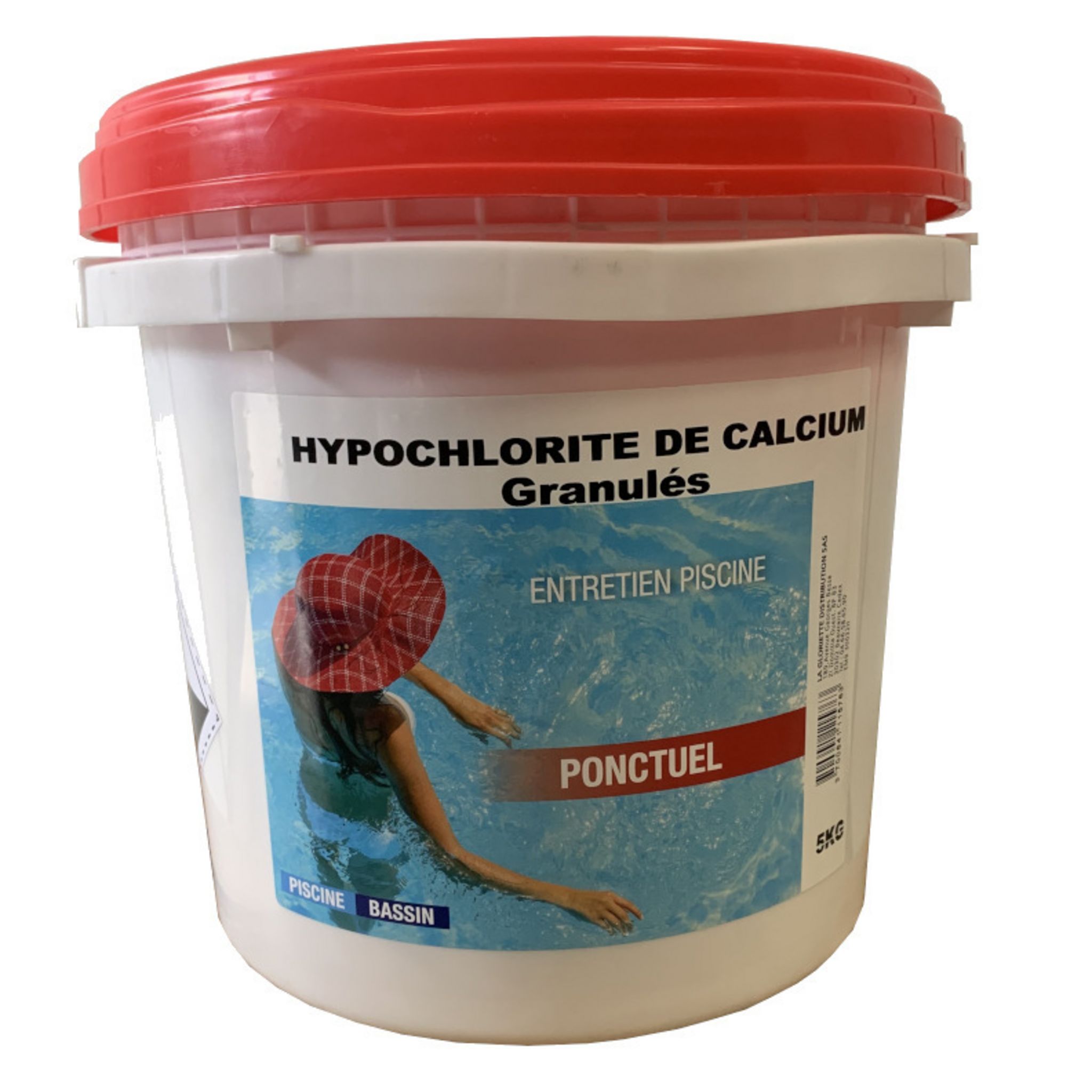 Pch - Chlore choc granulé 5kg - hypochlorite calcium - PCH