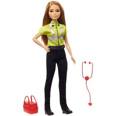 BARBIE Poupée Barbie Métiers de Rêves - Barbie secouriste