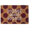 the home deco factory paillasson coco 40x60 cm pois home sweet home