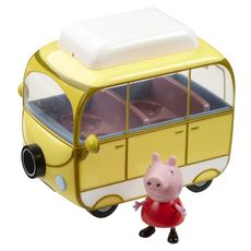 GIOCHI PREZIOSI Véhicule avec figurine - Bus scolaire - Peppa Pig 