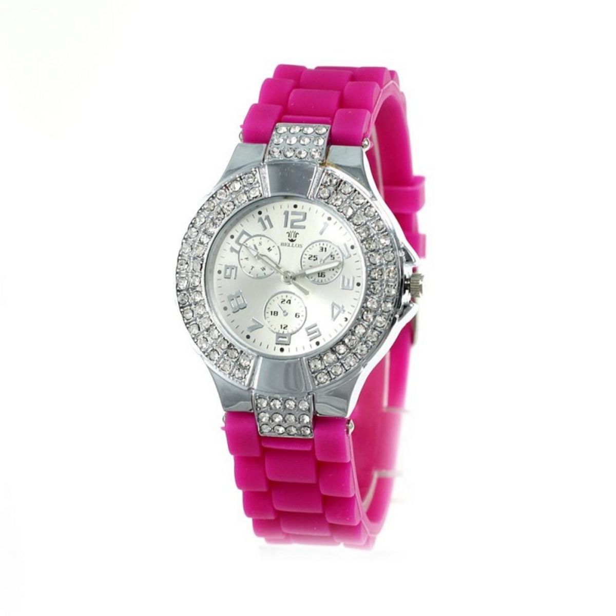 Montre femme sertie de strass