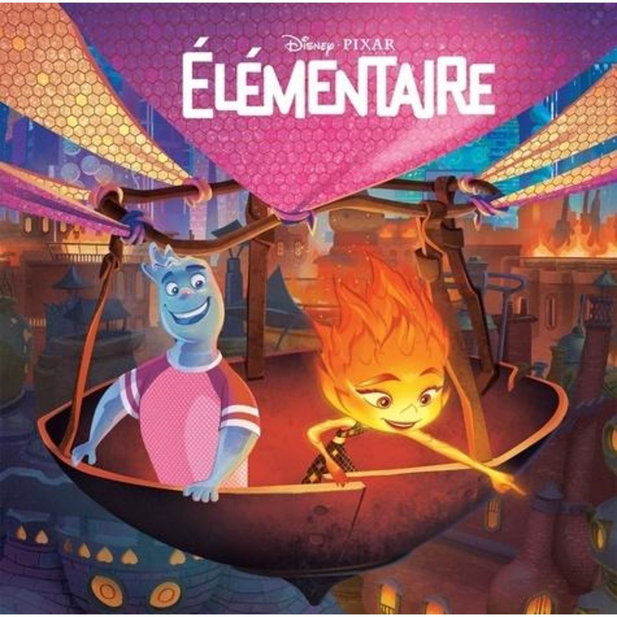 Élémentaire / Disney, Pixar - Affiche Originale De Cinéma - Format