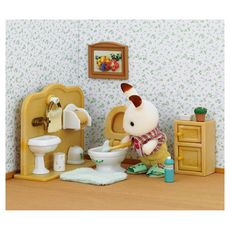 Epoch d'Enfance 5015 - Frère lapin chocolat toilettes - Sylvanian Families
