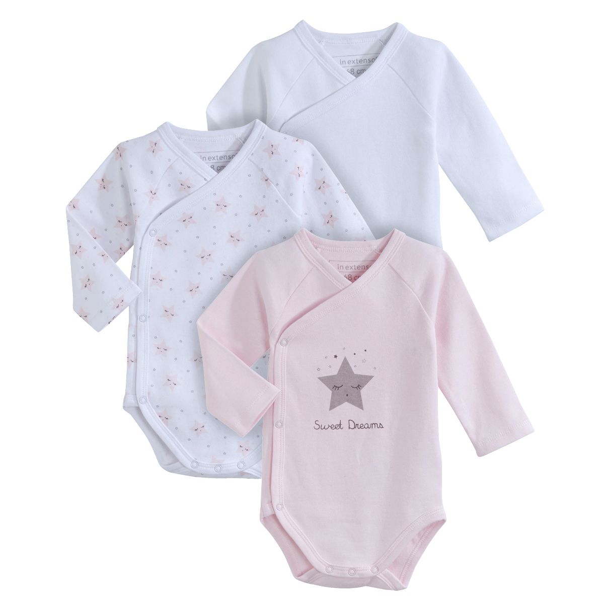 Lot body croisé discount bébé