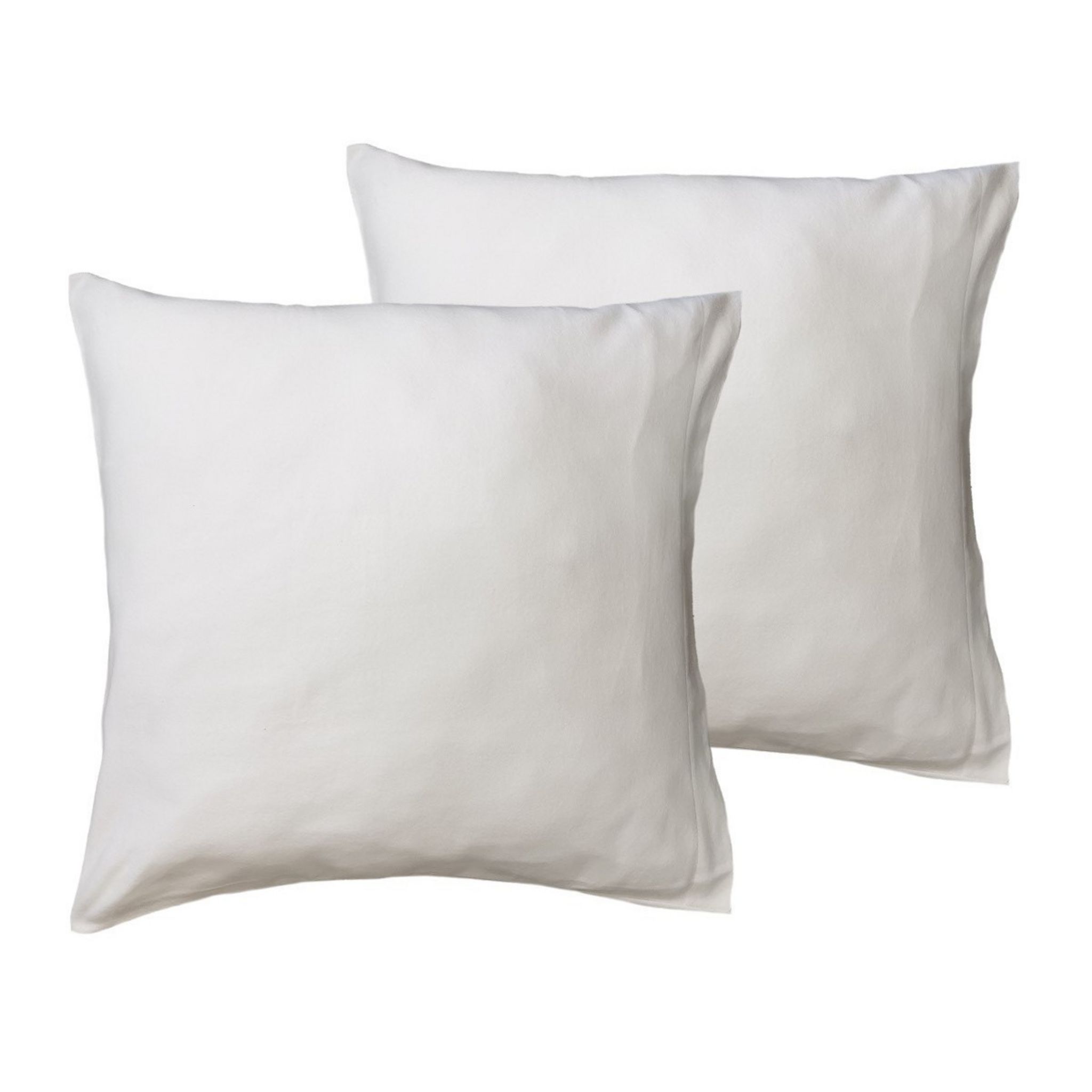 Lot de 2 protèges oreillers molleton coton confortable et