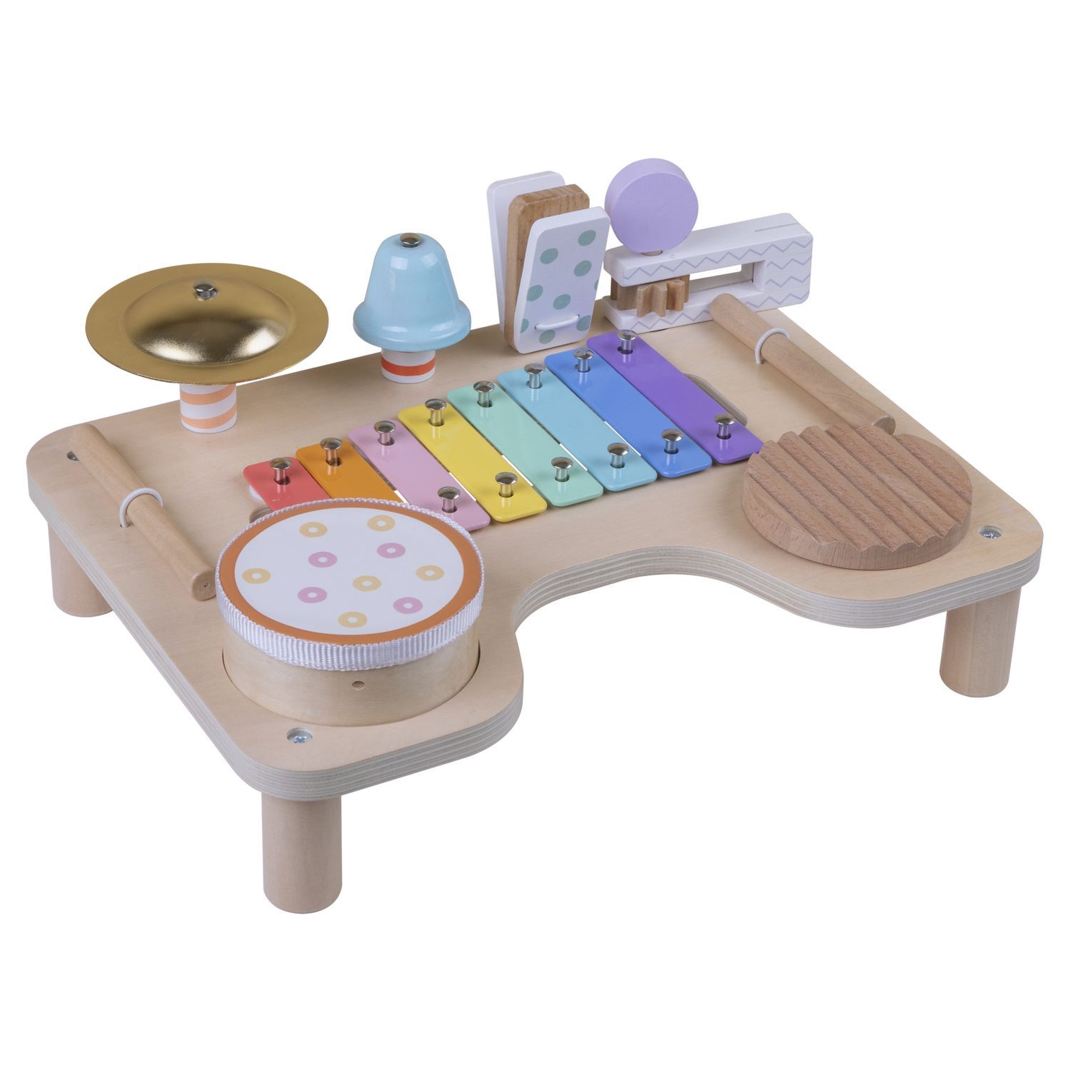 POP Table musicale en bois enfant jouet d'éveil musical montessori