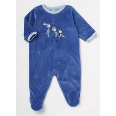 Petit Bateau Pyjama Velours Bebe Garcon Pas Cher A Prix Auchan