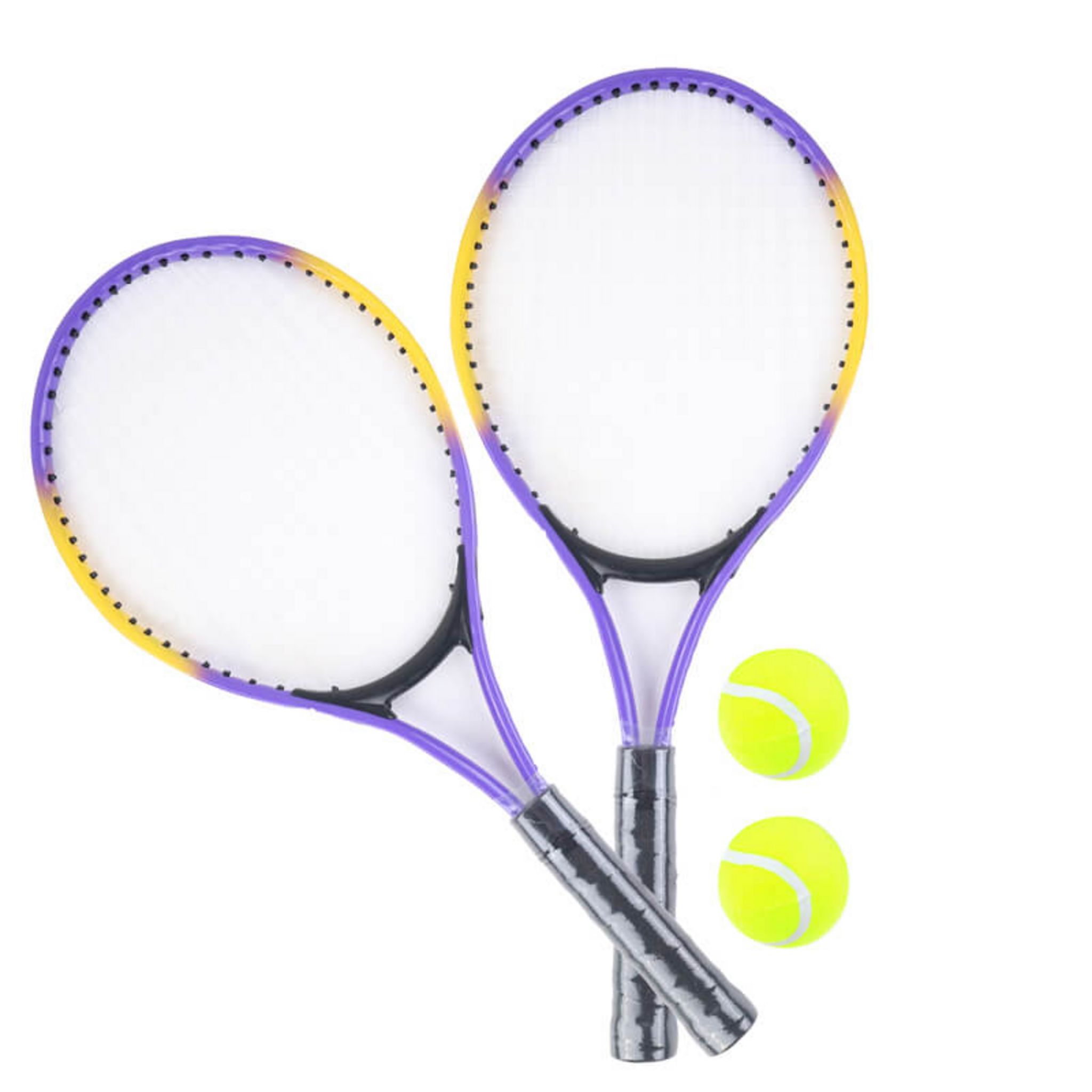 Raquette de tennis pour enfants, raquette de 17 pouces avec 2 balles de  tennis pour les tout-petits Sports intérieurs / extérieurs