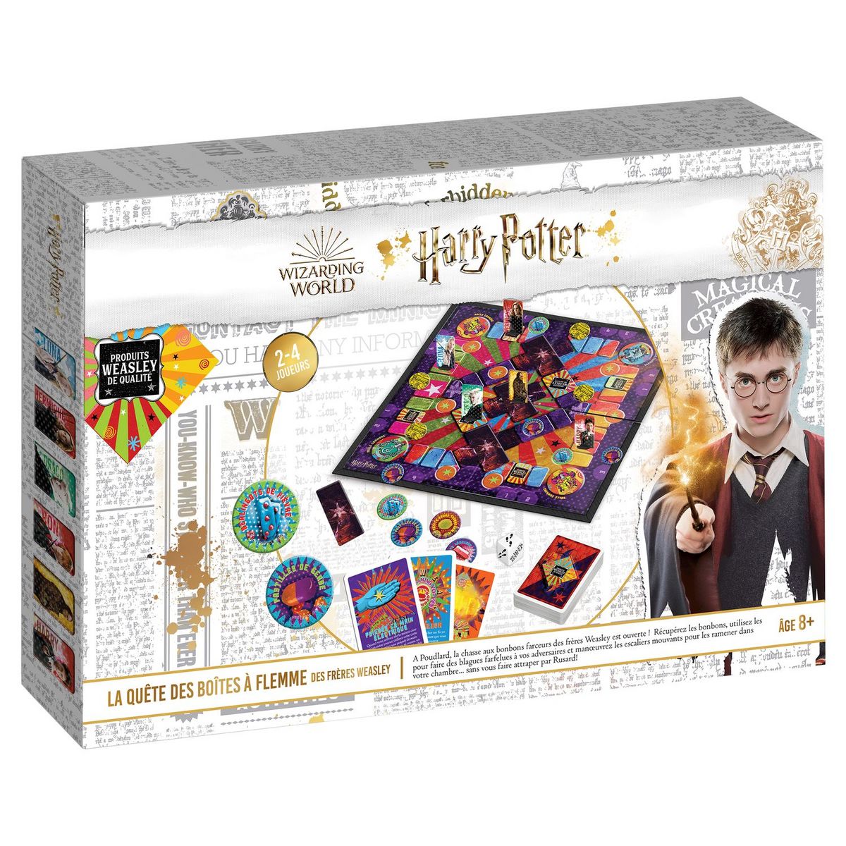 Jeu La Quête des boîtes à Flemme des frères Weasley - Harry Potter