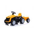 PLAY4FUN Tracteur électrique avec remorque 22W pour Enfant 3km/h. Coloris disponibles : Jaune