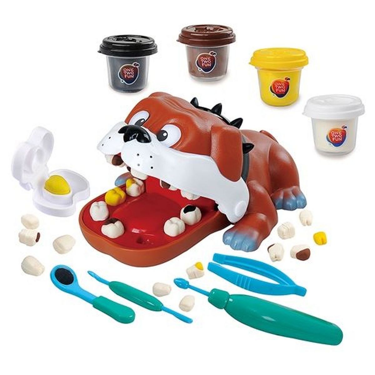 Promo Kit de pâte à modeler dentiste pour chien Playgo chez Action