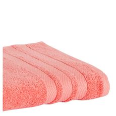ACTUEL Drap de bain uni en coton 500 g/m² (Rose corail)