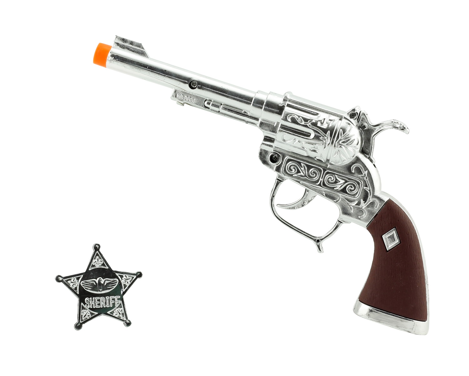 Achat Pistolet cowboy argent sur  ou en boutique sur Paris