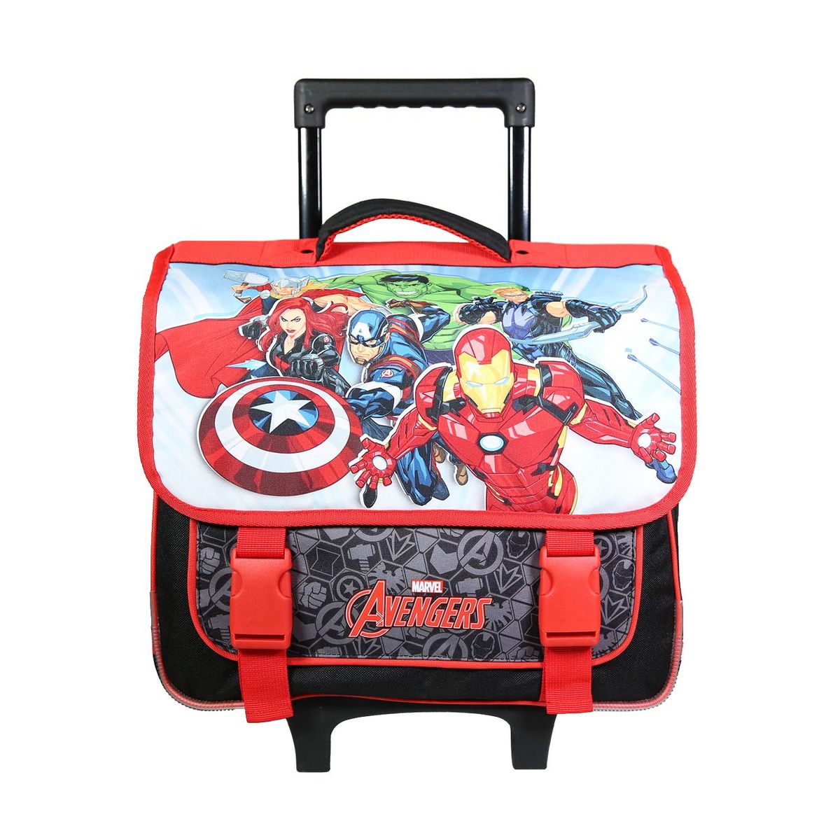 BAGTROTTER Cartable a roulettes 38 cm Marvel Avengers Multicolore