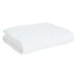 POUCE Drap de bain uni en coton bouclé 300 gr/m2. Coloris disponibles : Blanc