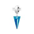 Charm perle SC Crystal en acier avec pendentif triangle orné de Cristaux scintillants