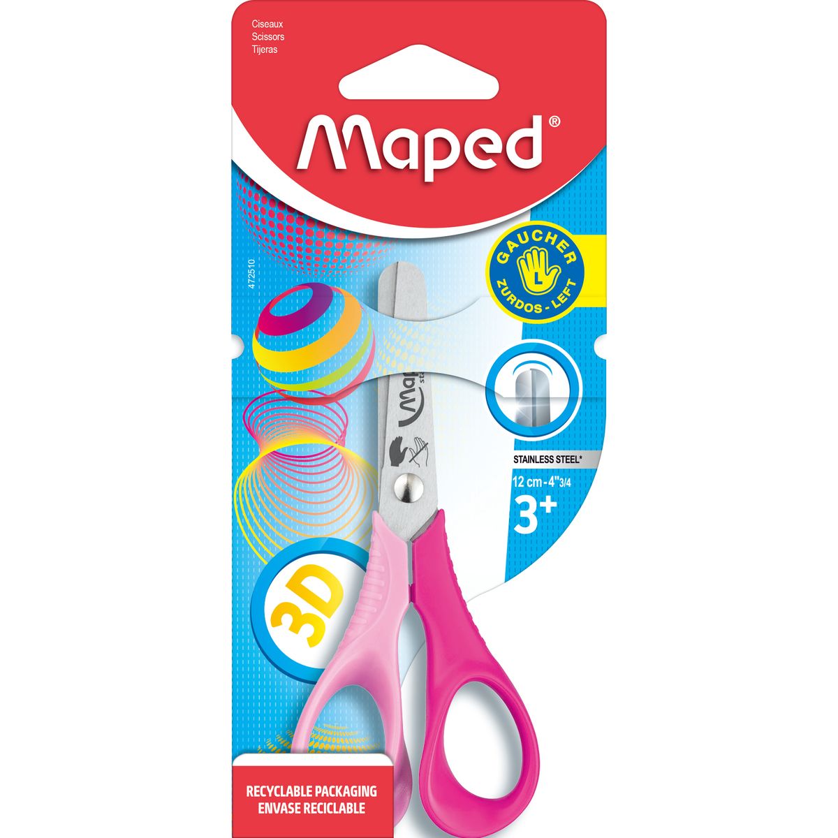 Paire de ciseaux pour gaucher - Maped