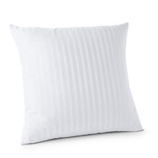 ACTUEL Taie d' oreiller unie en satin de coton - collection permanente (Blanc)