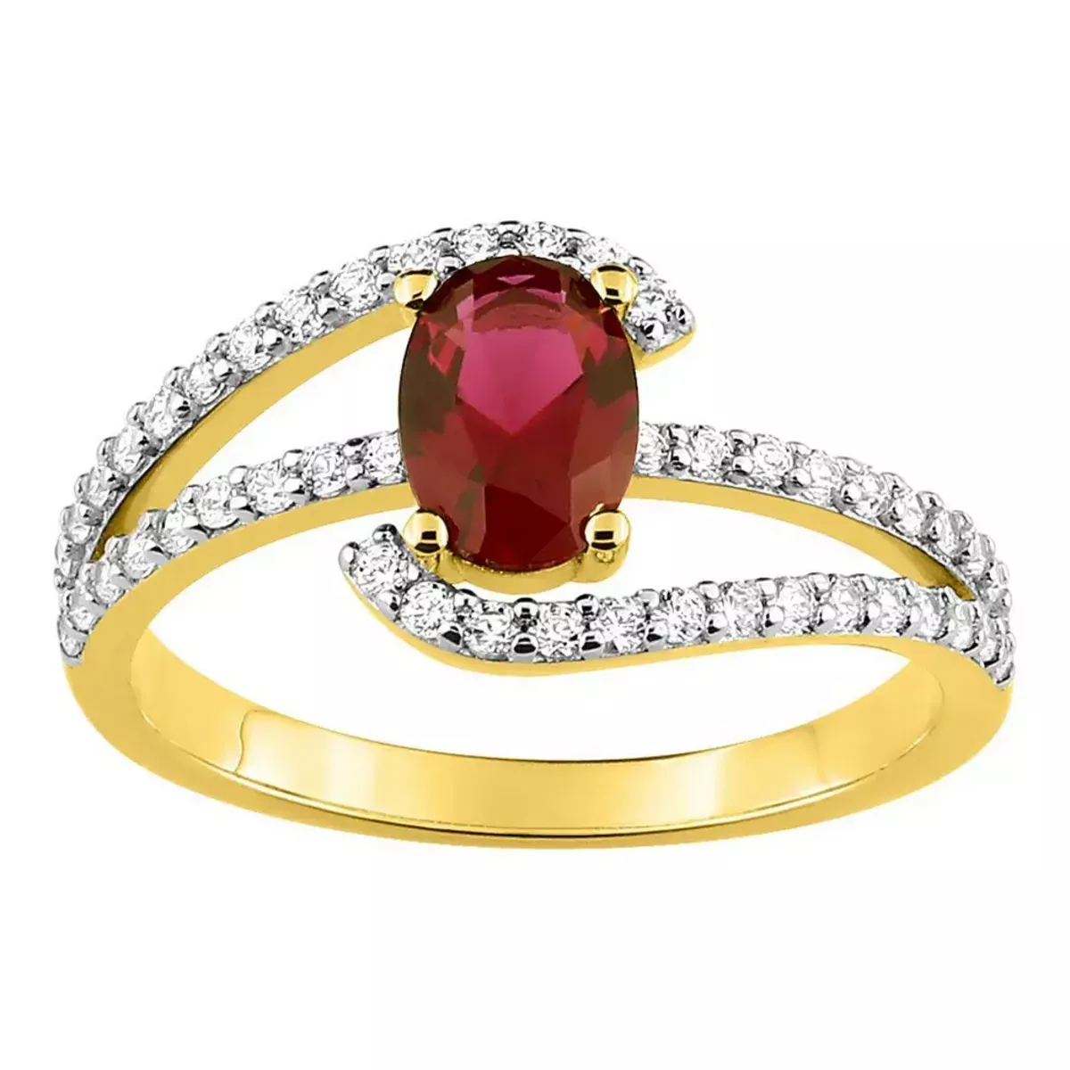 Tousmesbijoux Bague Femme - Plaqué Or