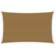 Voile d'ombrage 160 g/m^2 Taupe 4x7 m PEHD