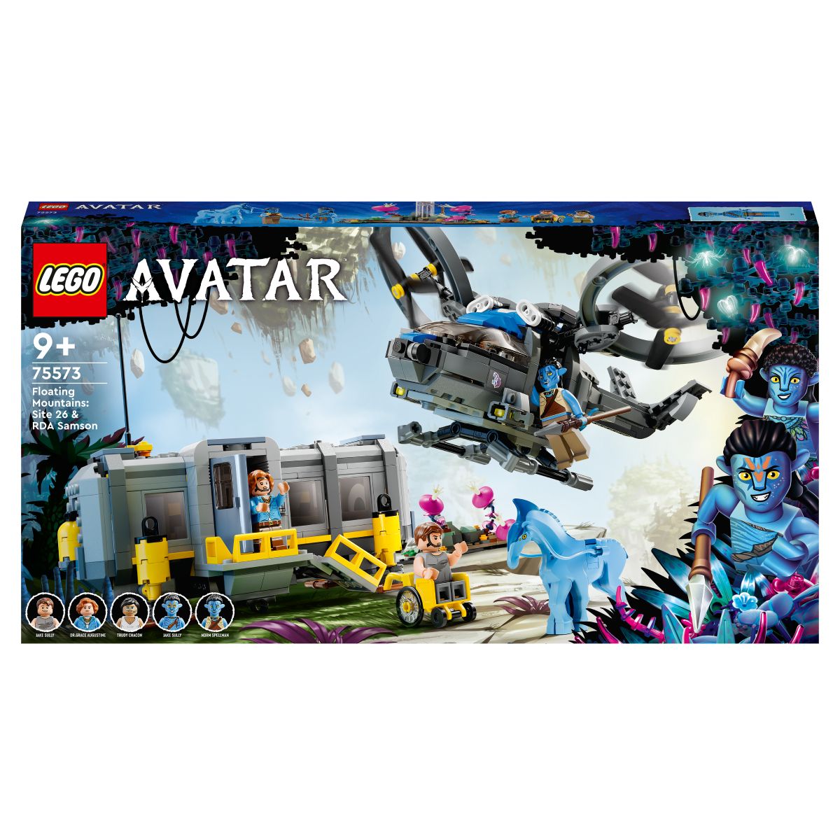 LEGO Avatar 75573 Les Montagnes Flottantes : le Secteur 26 et le Samson RDA, Jouet Figurine 