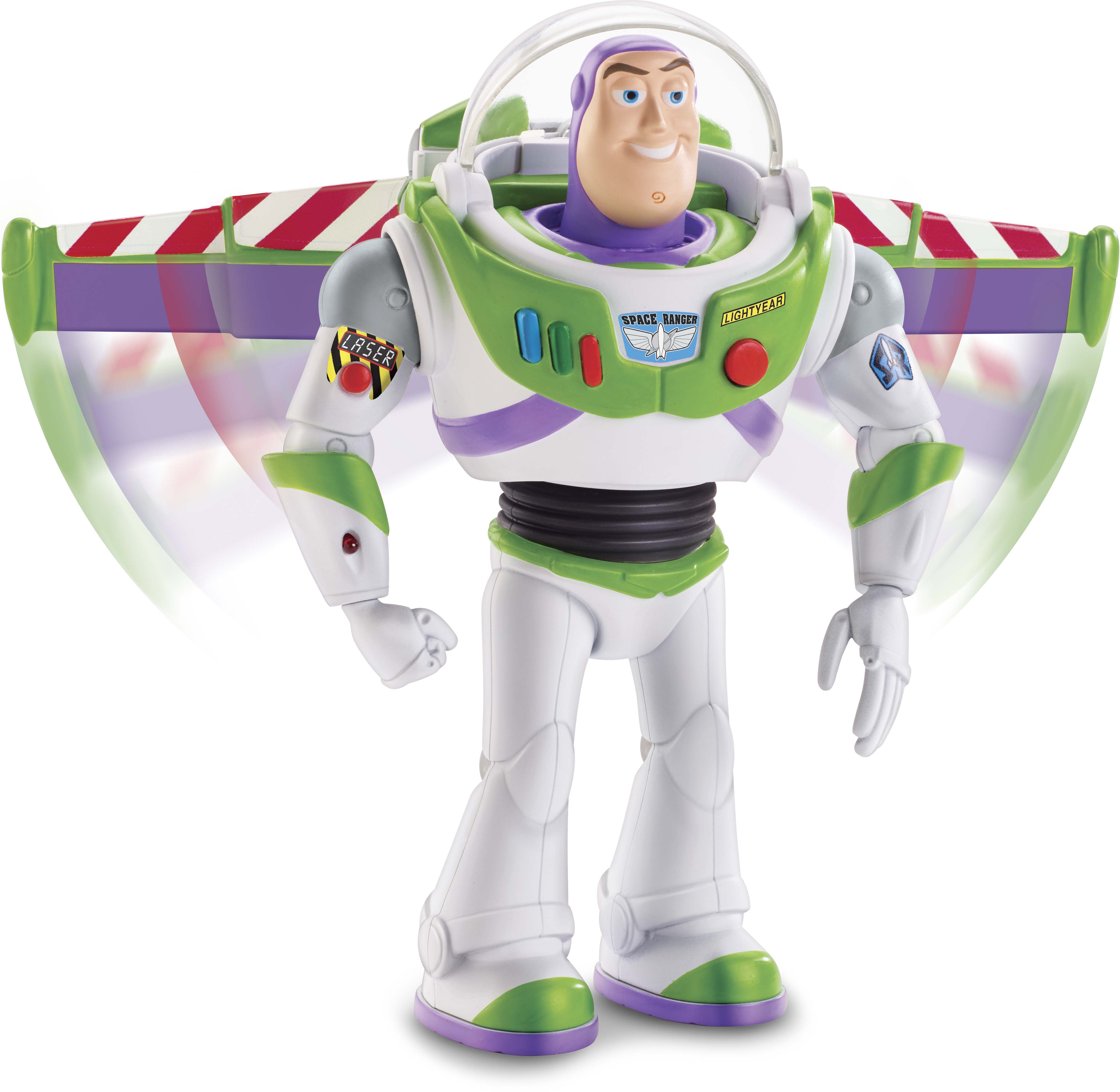 MATTEL Toy Story 4 - Figurine animée 17 cm Buzz l'Eclair Super Action pas  cher 