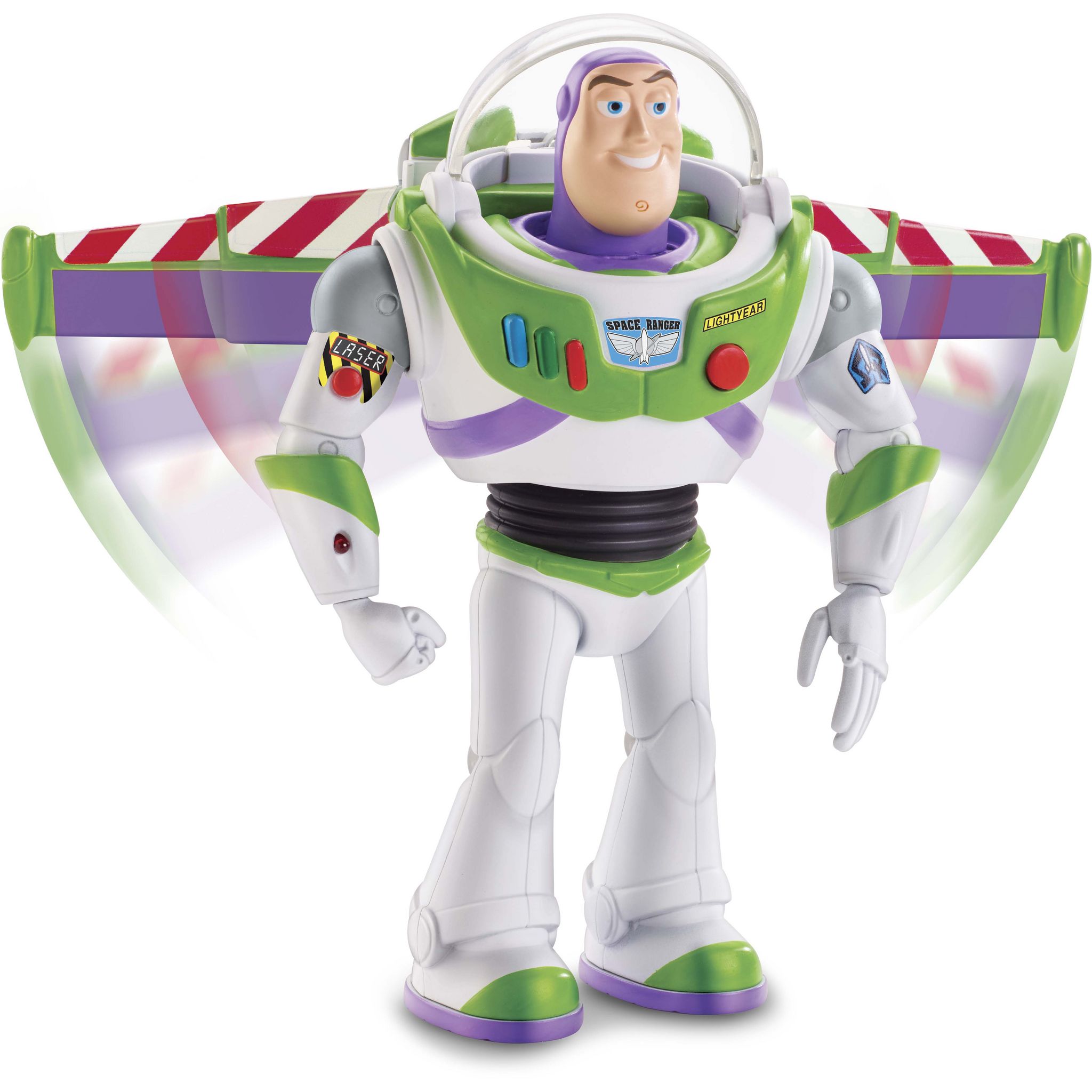 MATTEL Toy Story 4 - Figurine animée 17 cm Buzz l'Eclair Super Action pas  cher 