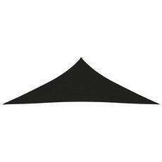 Voile de parasol Tissu Oxford triangulaire 5x5x6 m Noir