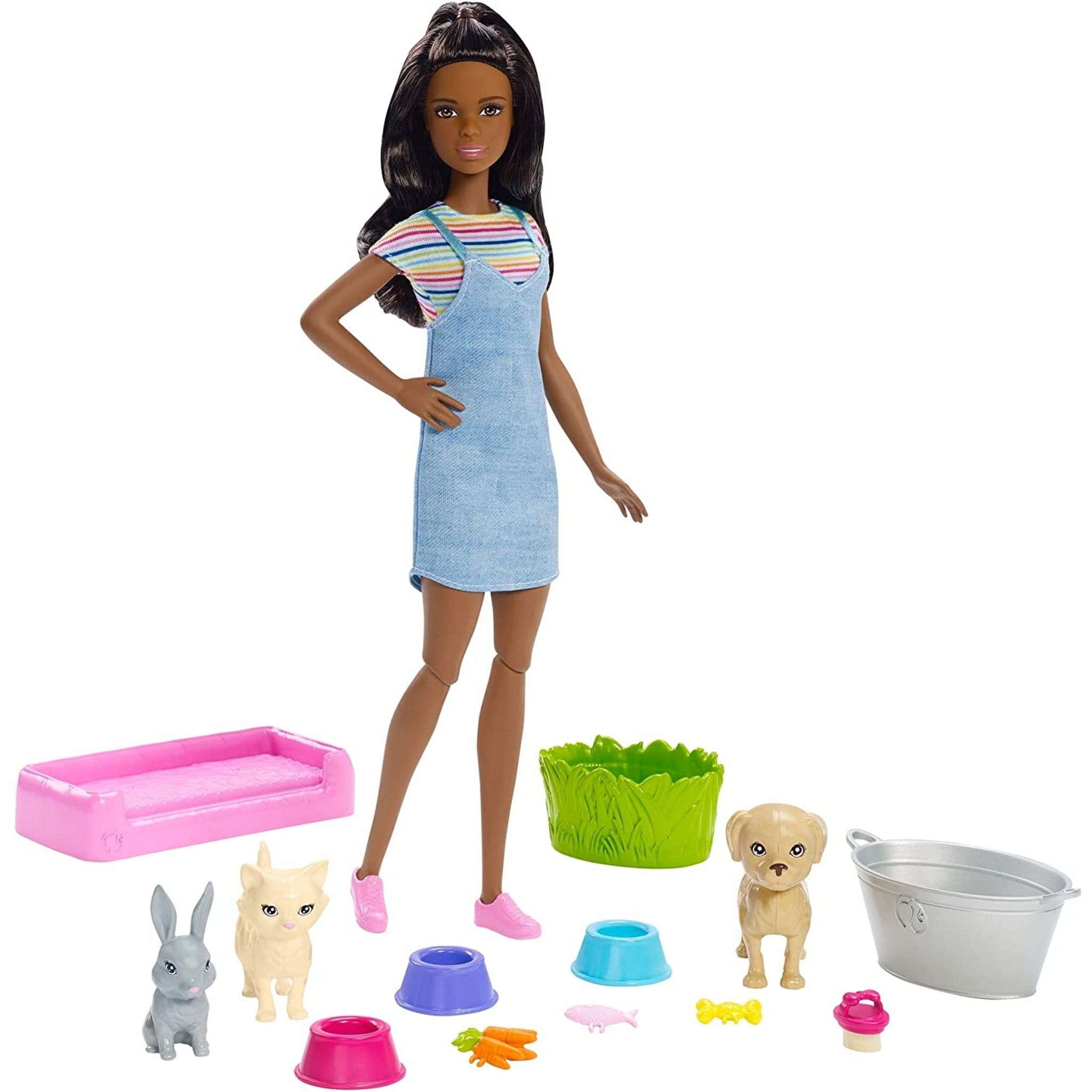 Coffret Barbie et son animalerie - Jeux et jouets Mattel - Avenue des Jeux