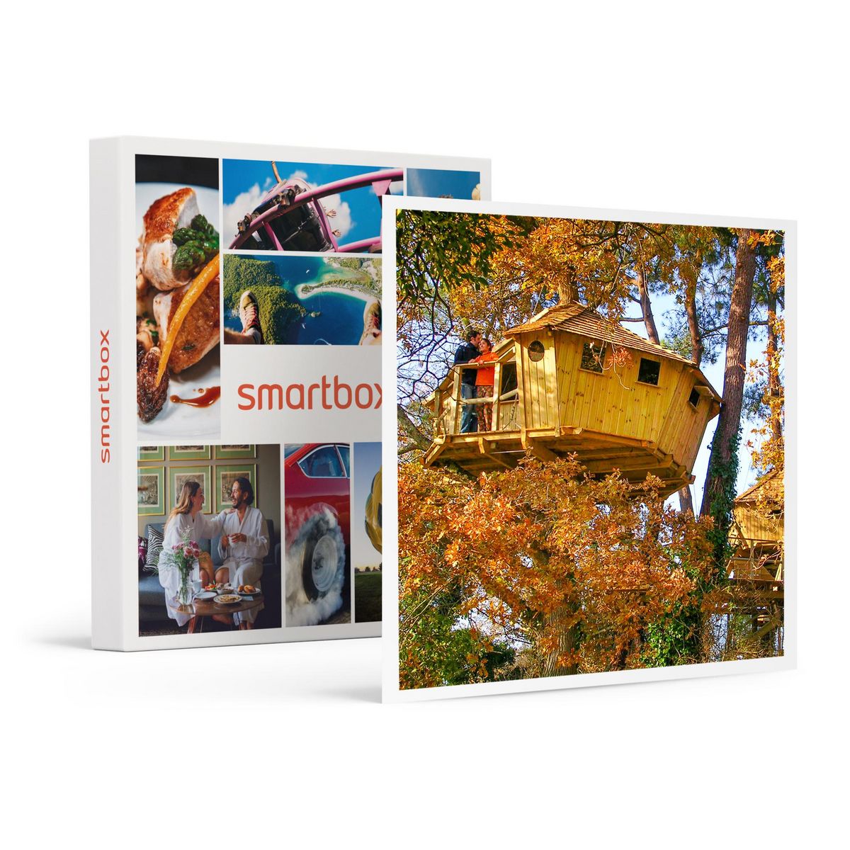 Smartbox 3 Jours Voyage Insolite Cabanes Dans Les Arbres Smartbox 3 jours insolites en cabane perchée dans les arbres avec accès au  spa près de Carnac - Coffret Cadeau Séjour pas cher - Auchan.fr